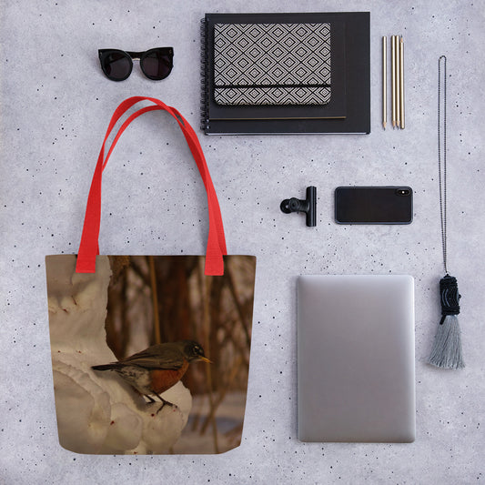 Tote bag- Holiday Robin