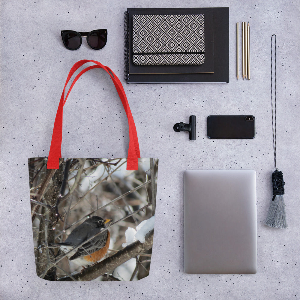 Sac fourre-tout- Snowy Robin