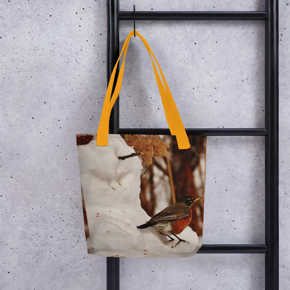 Sac fourre-tout - Bonhomme de neige et Robin