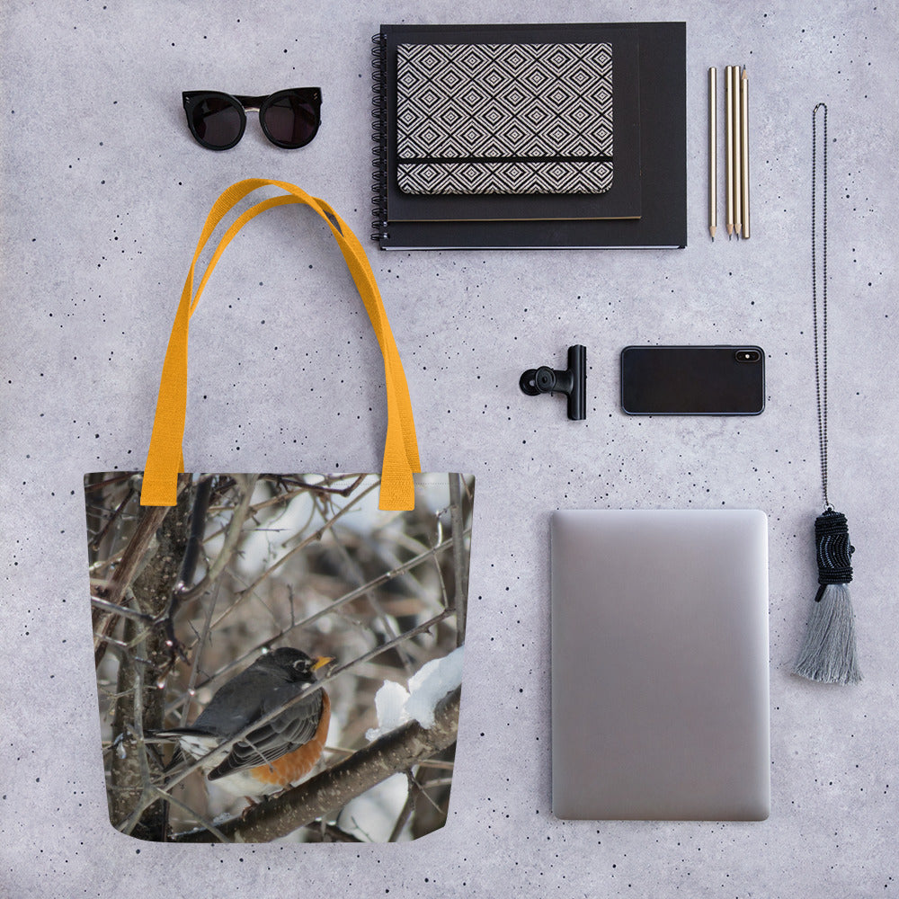 Sac fourre-tout- Snowy Robin