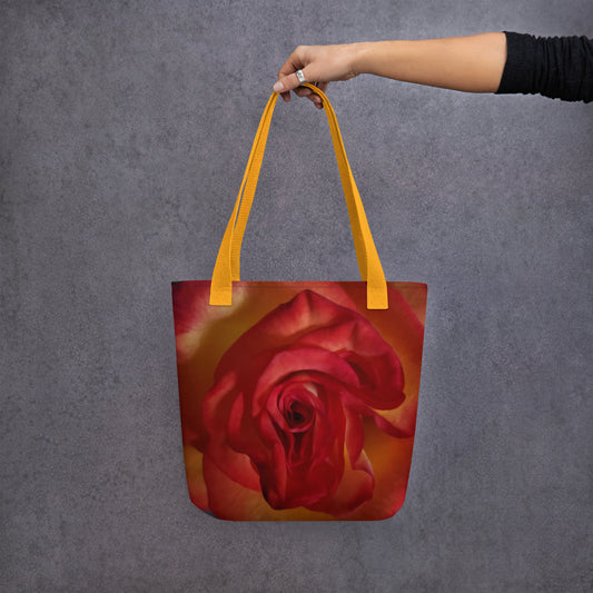Tote bag - Vermillion Rose