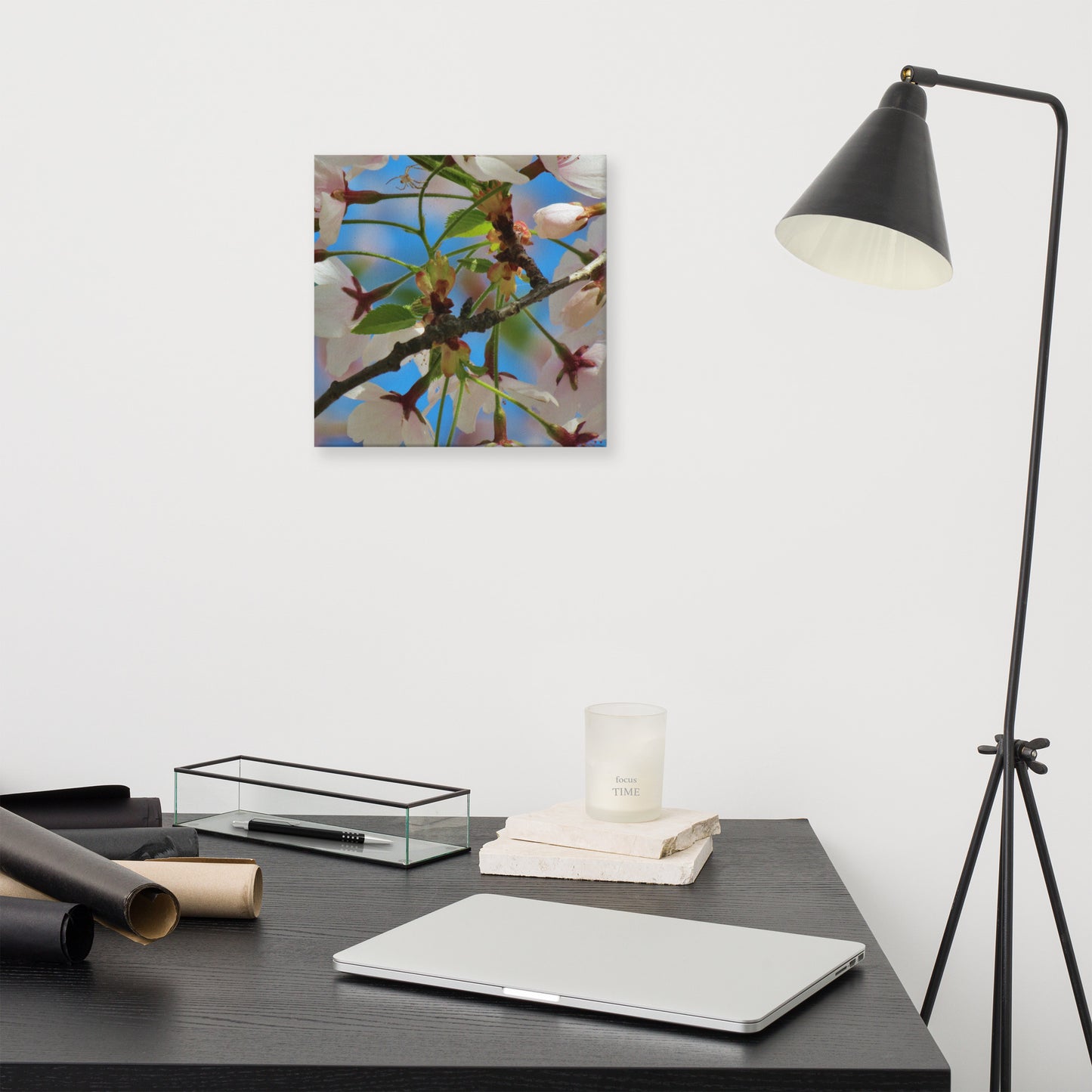 Canvas- Cherry Blossom Cluster