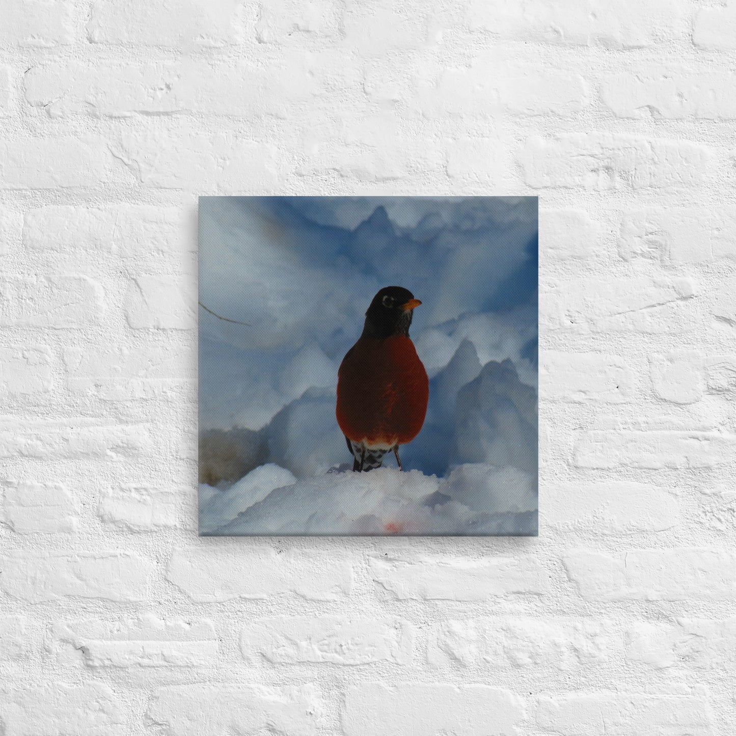 Canvas- Winter Robin 2