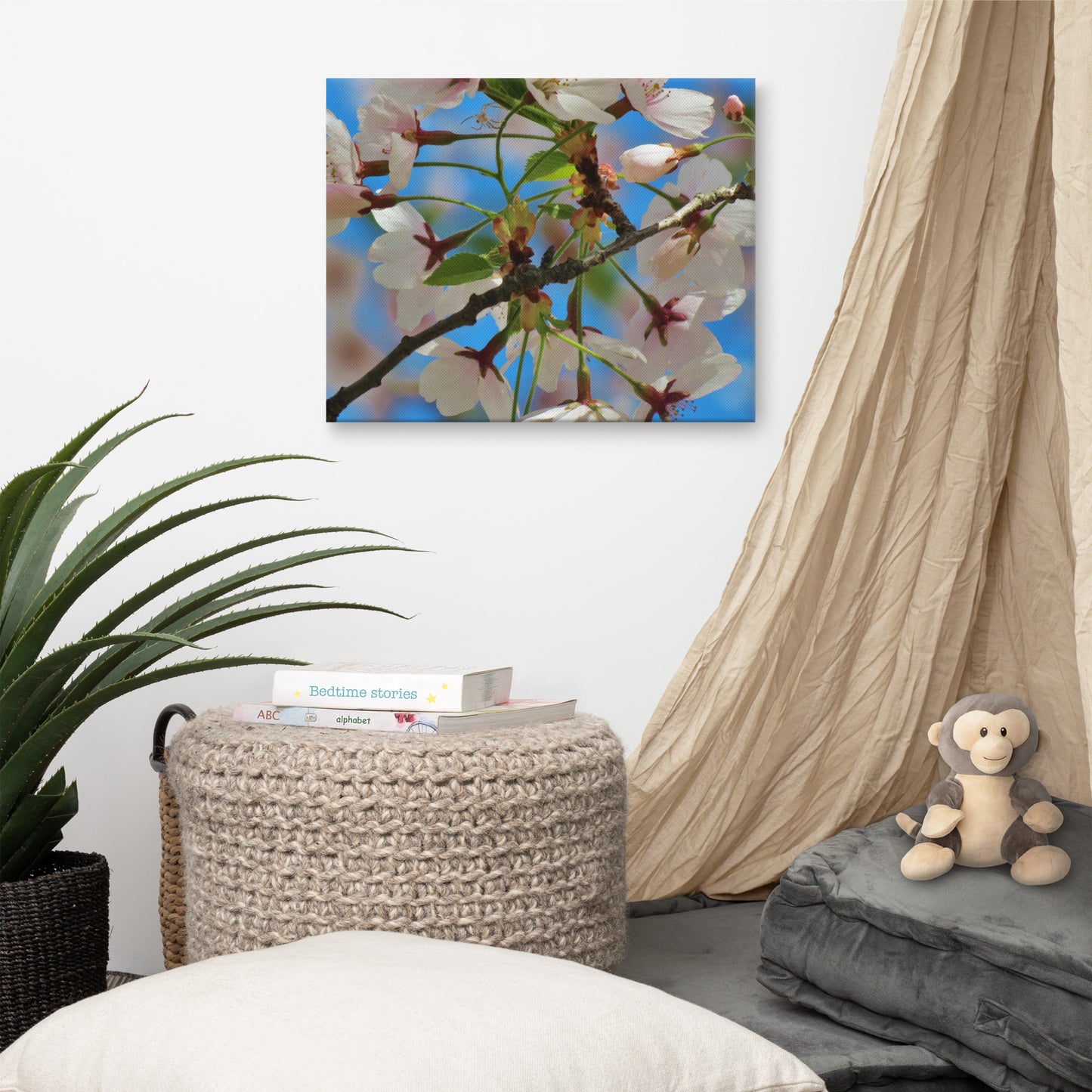 Canvas- Cherry Blossom Cluster