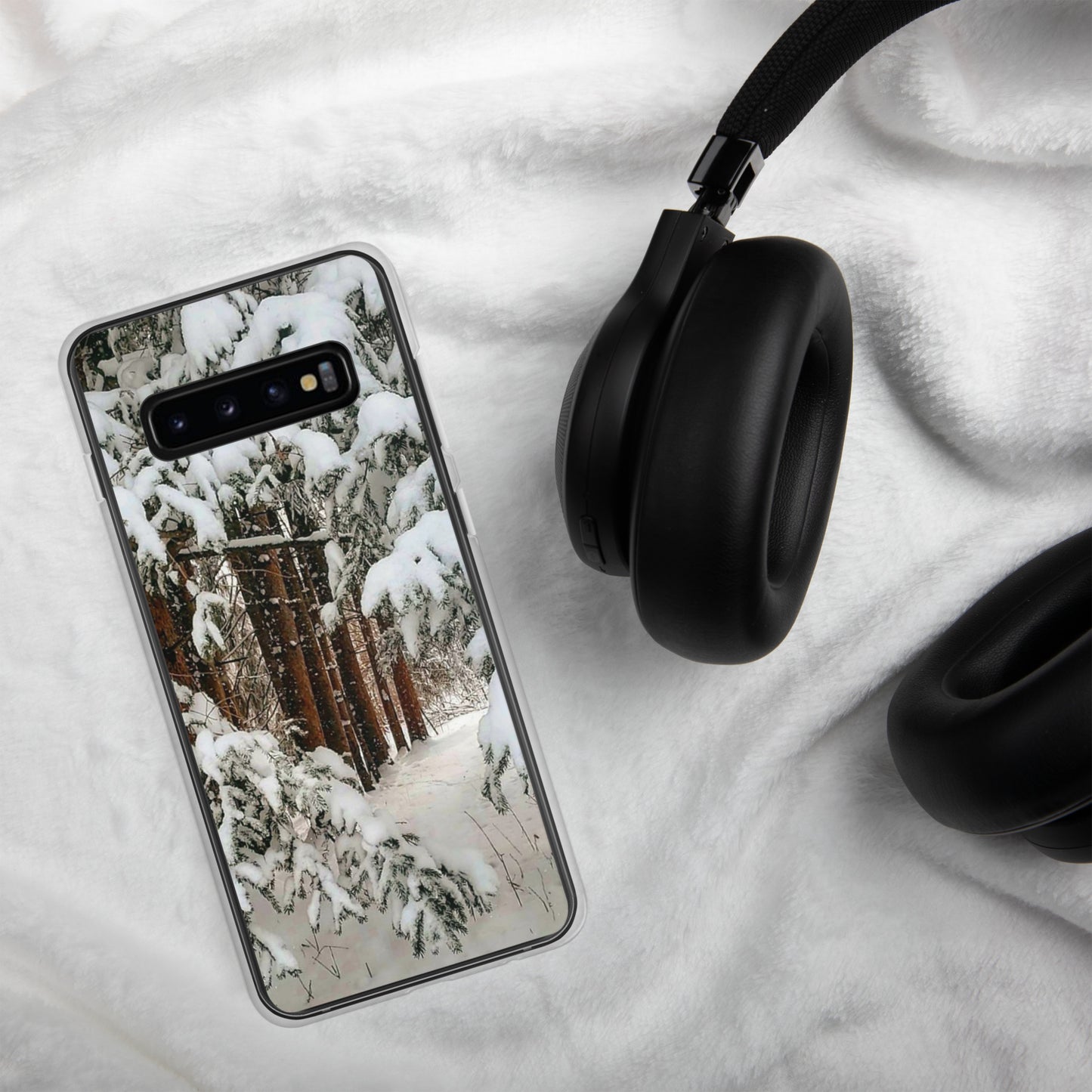 Étui transparent pour Samsung® - Snowy Woods