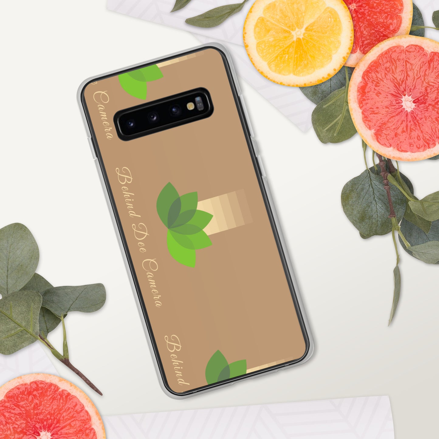 Clear Case for Samsung® - Behind Dee Camera® logo (background)
