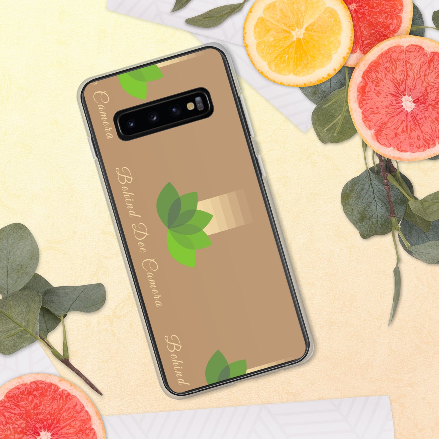 Clear Case for Samsung® - Behind Dee Camera® logo (background)