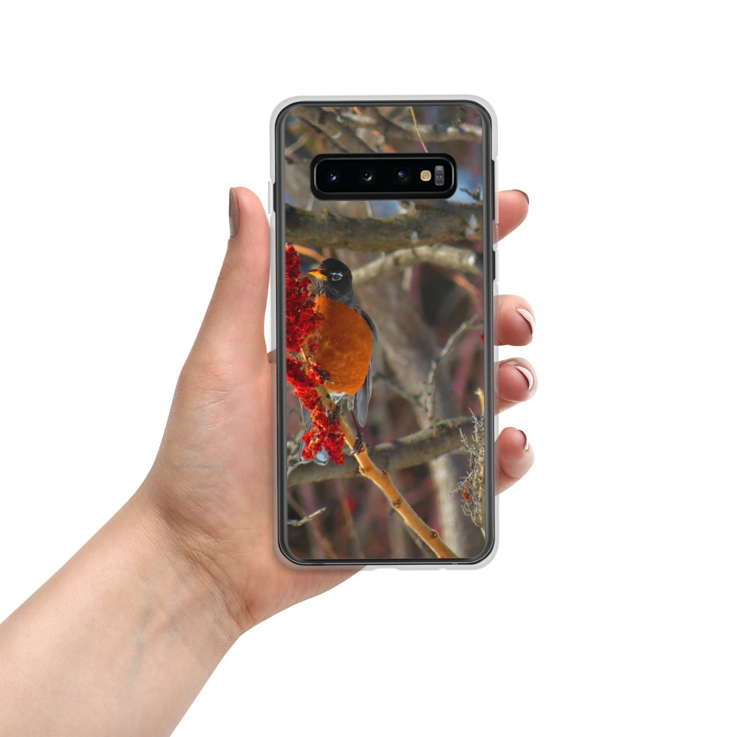 Étui transparent pour Samsung® - Snackin' Robin