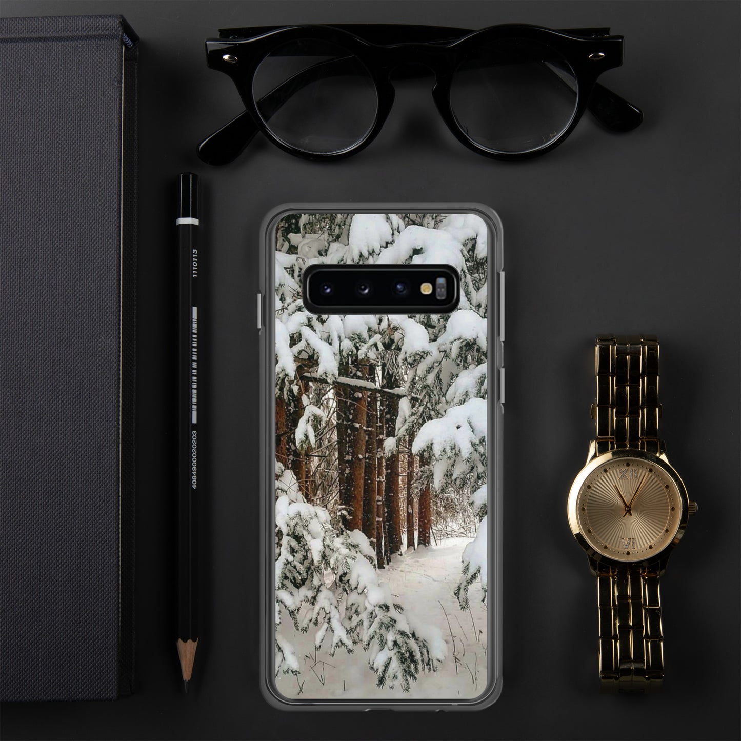 Étui transparent pour Samsung® - Snowy Woods