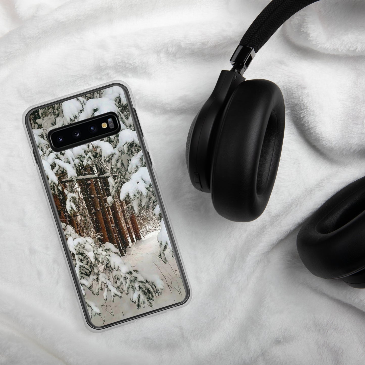 Étui transparent pour Samsung® - Snowy Woods