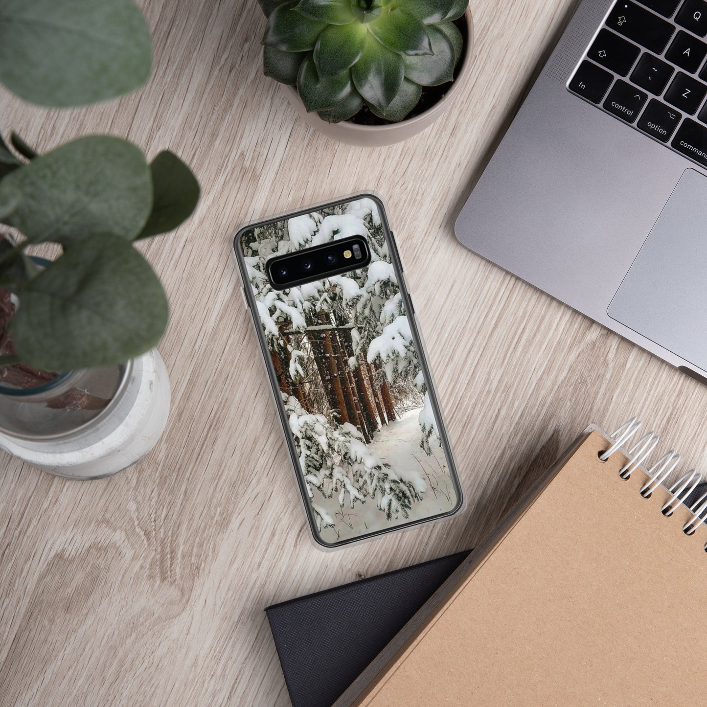 Étui transparent pour Samsung® - Snowy Woods