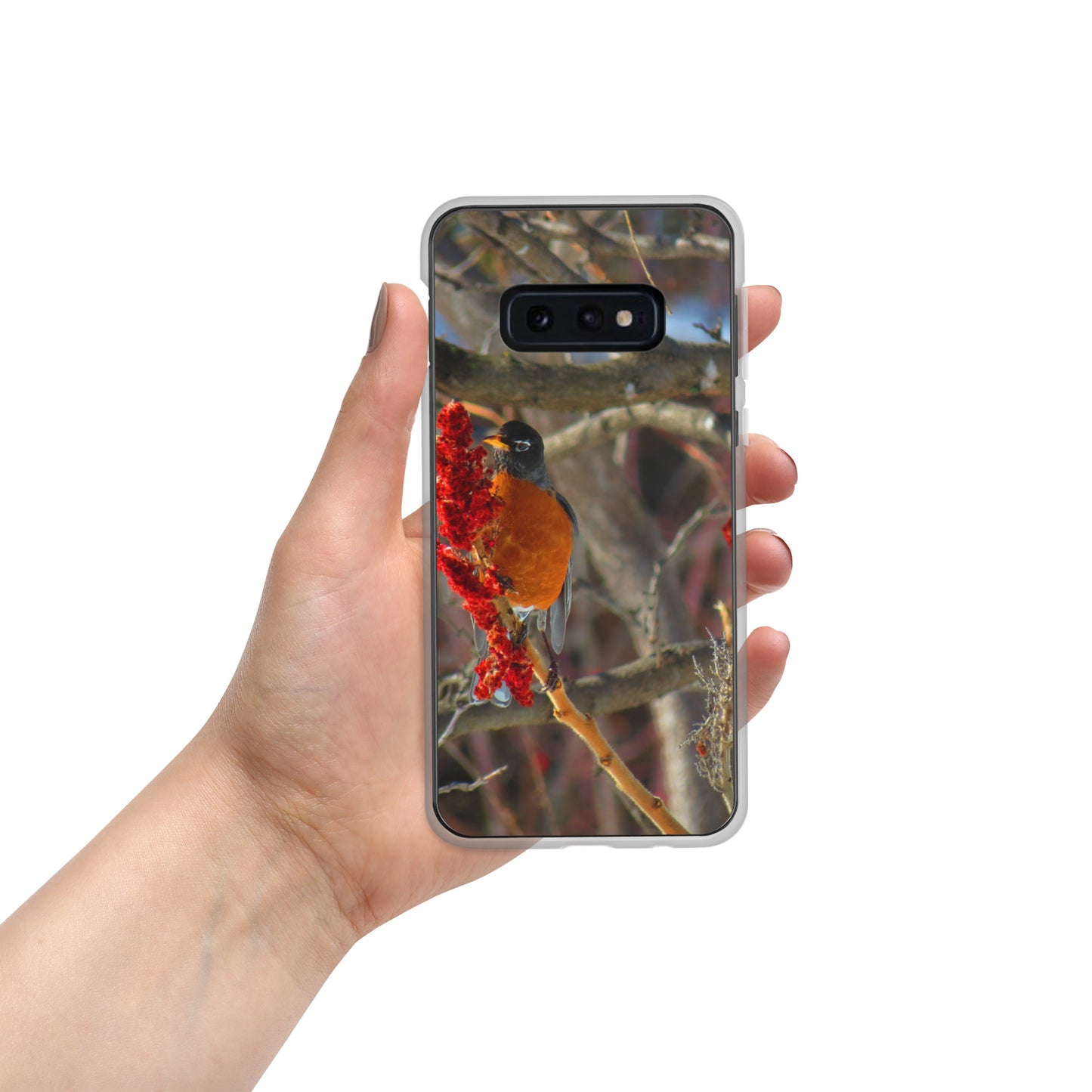 Étui transparent pour Samsung® - Snackin' Robin