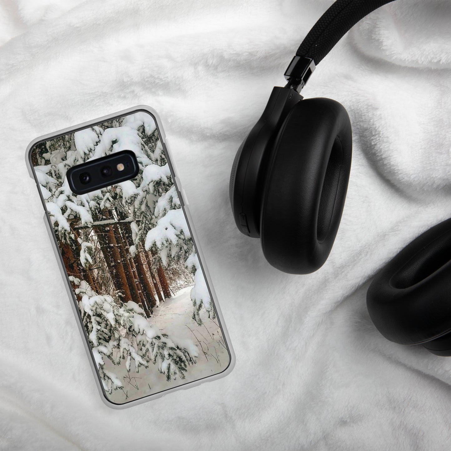 Étui transparent pour Samsung® - Snowy Woods