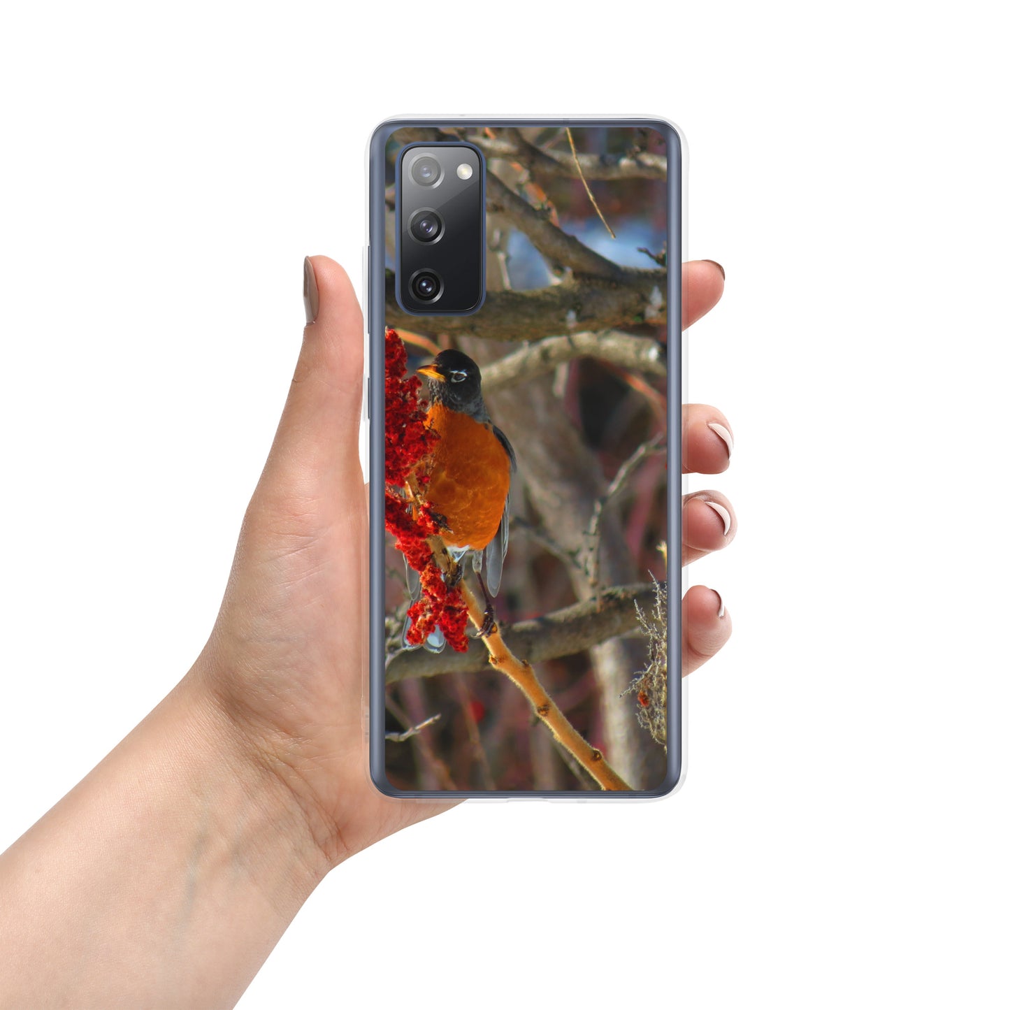 Clear Case for Samsung®- Snackin' Robin