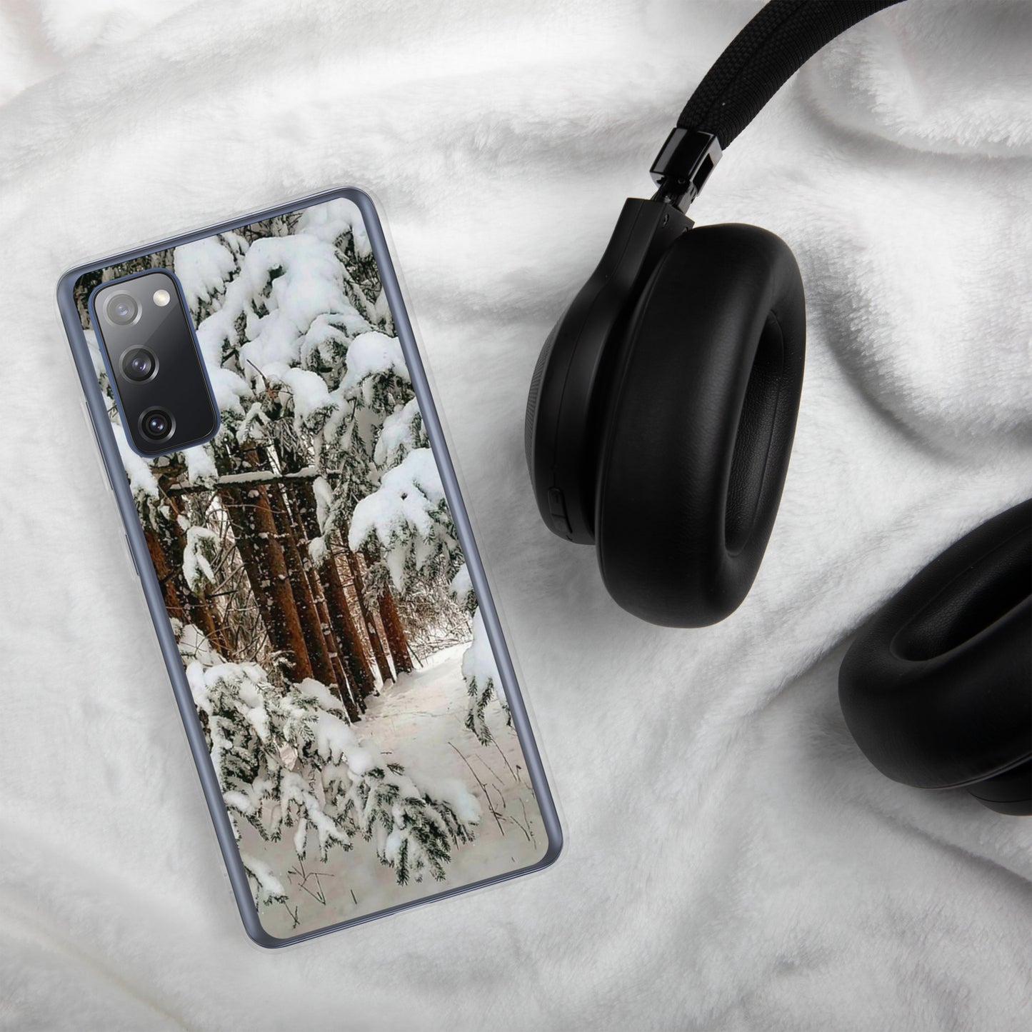 Étui transparent pour Samsung® - Snowy Woods