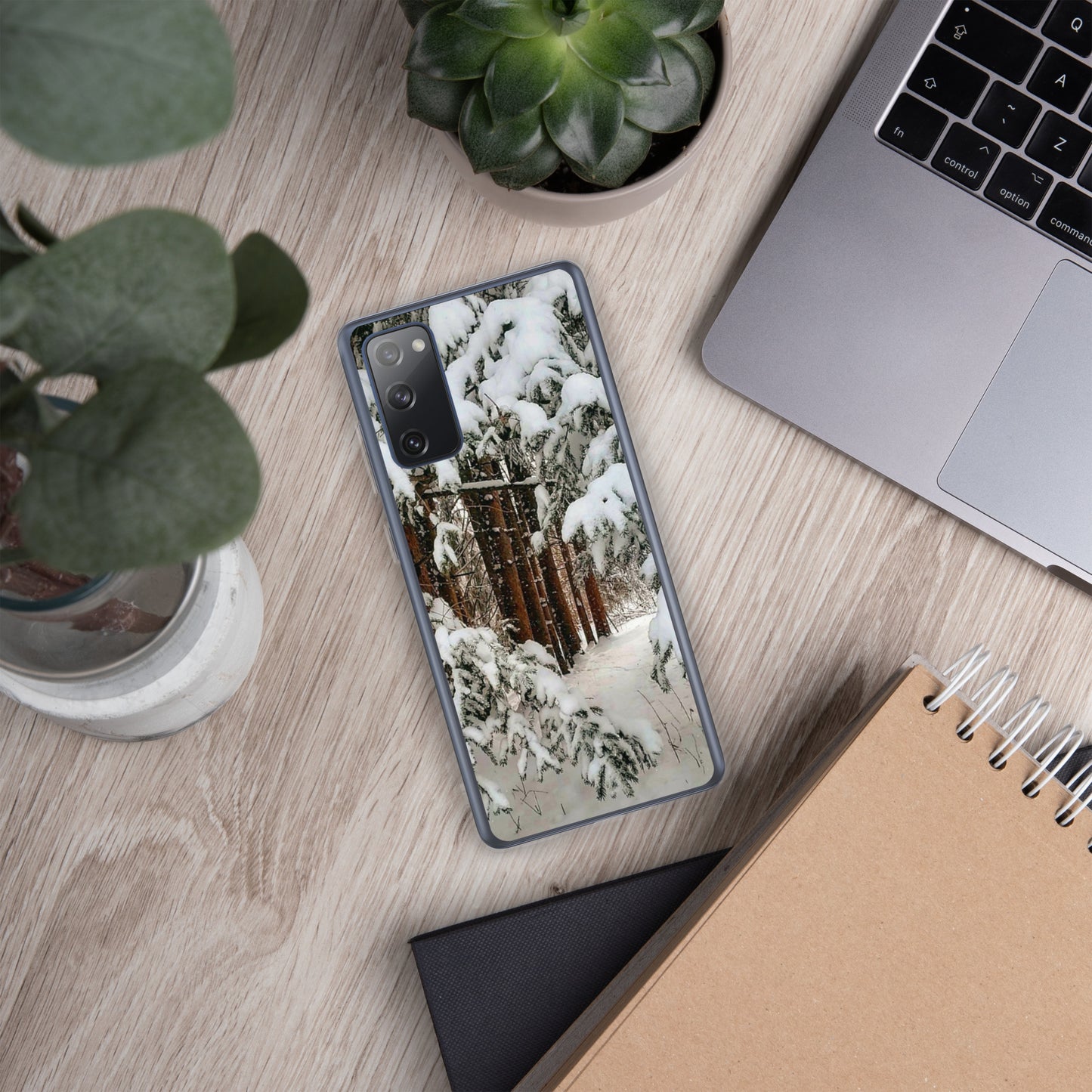 Étui transparent pour Samsung® - Snowy Woods