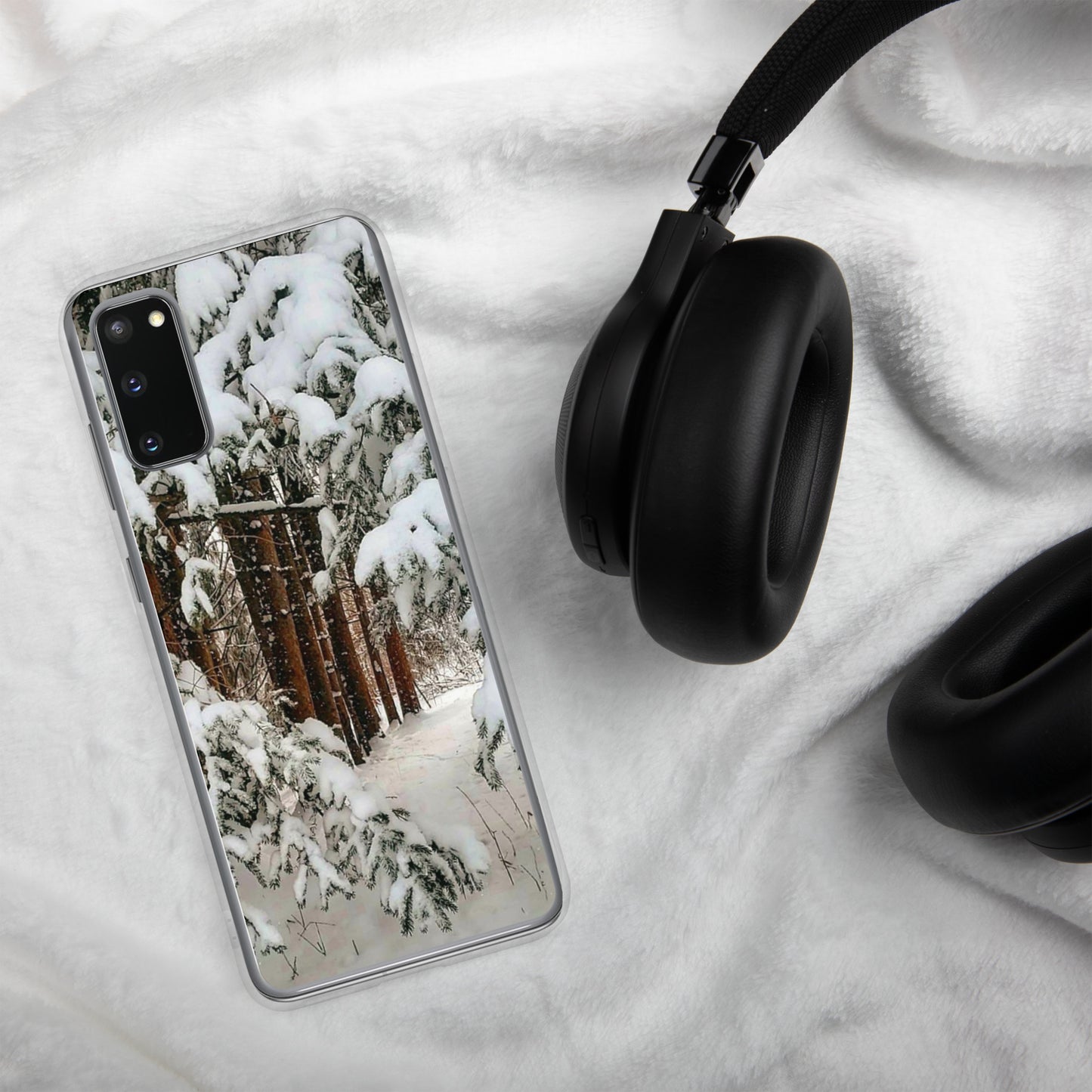 Étui transparent pour Samsung® - Snowy Woods