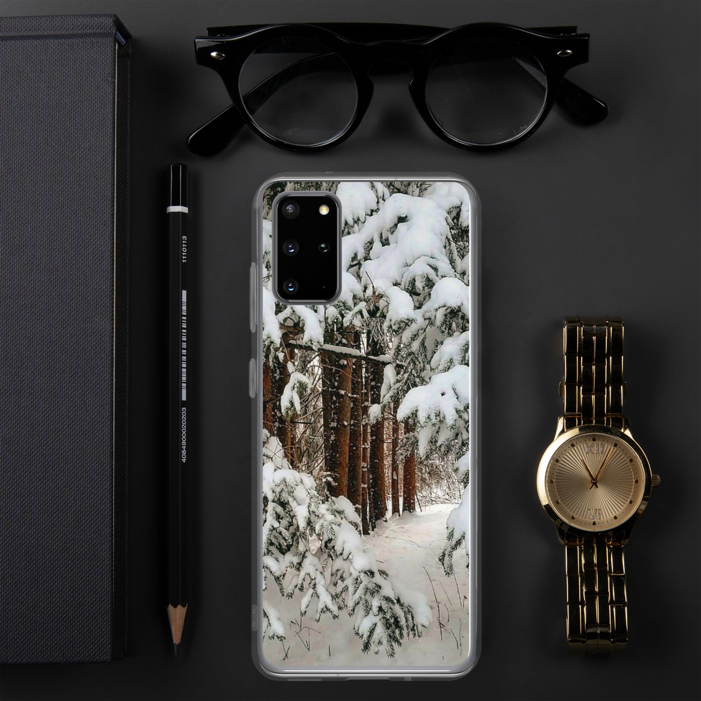 Étui transparent pour Samsung® - Snowy Woods
