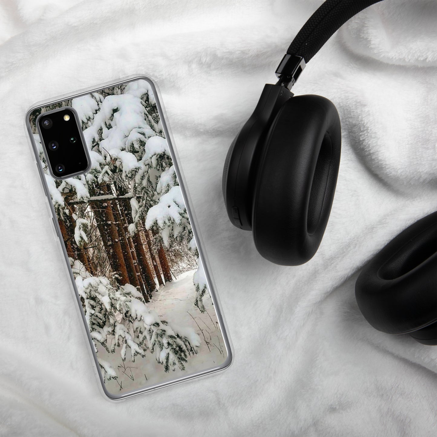 Étui transparent pour Samsung® - Snowy Woods