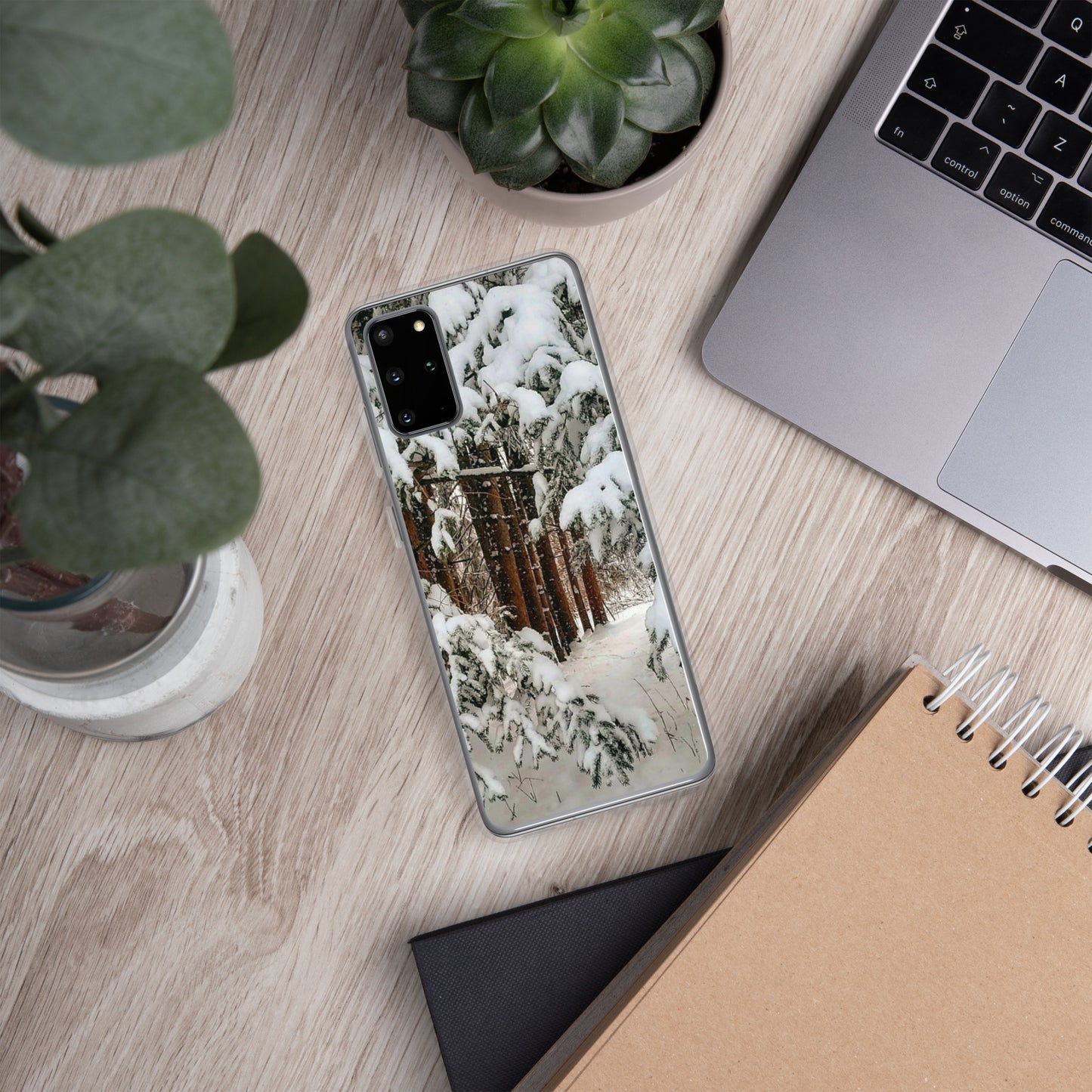 Étui transparent pour Samsung® - Snowy Woods
