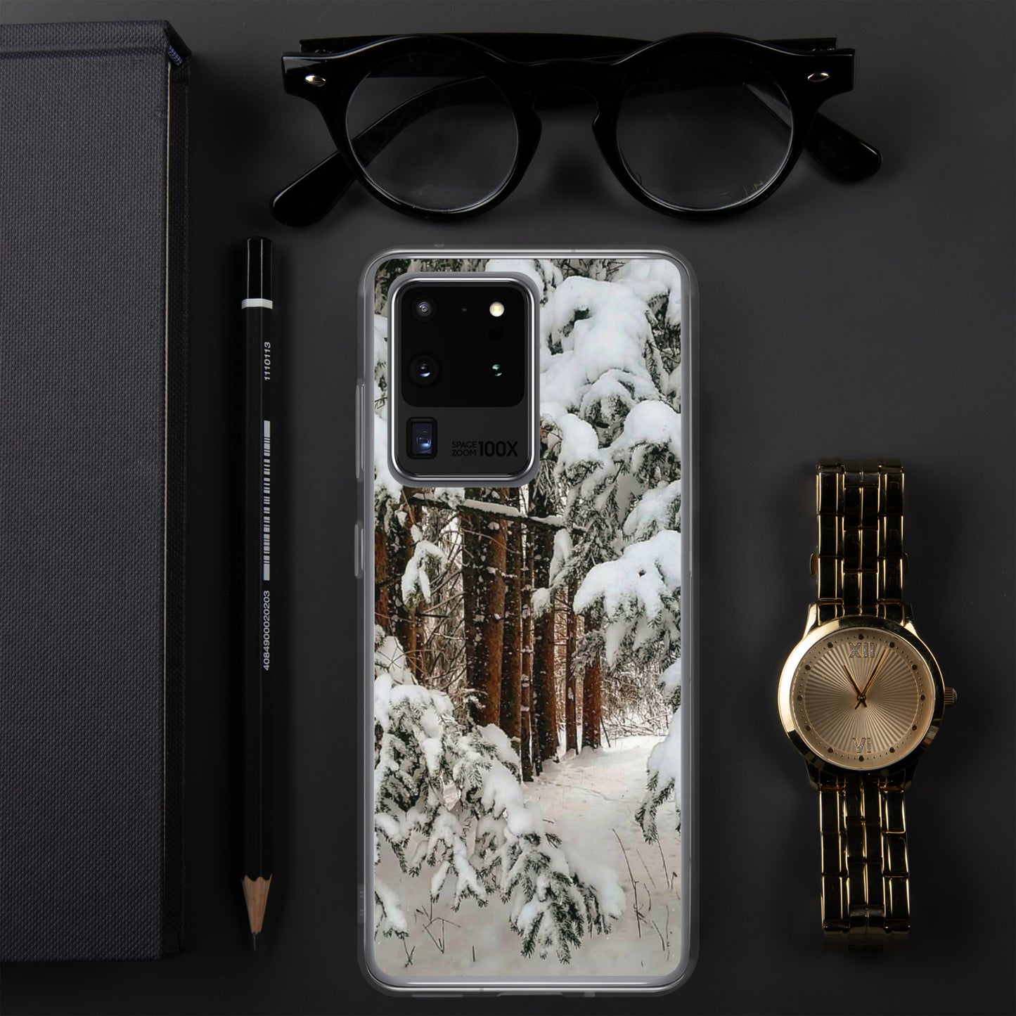 Étui transparent pour Samsung® - Snowy Woods