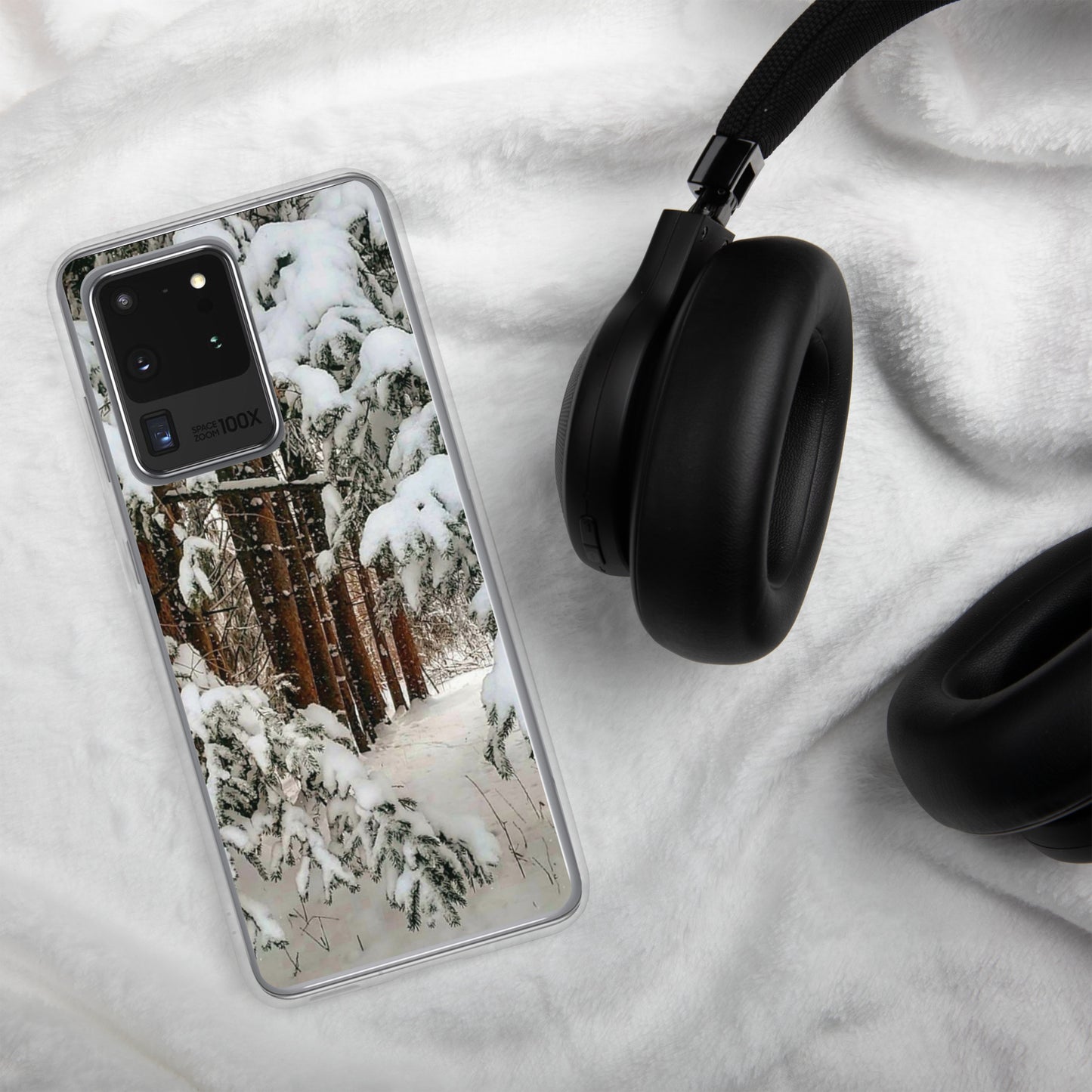 Étui transparent pour Samsung® - Snowy Woods