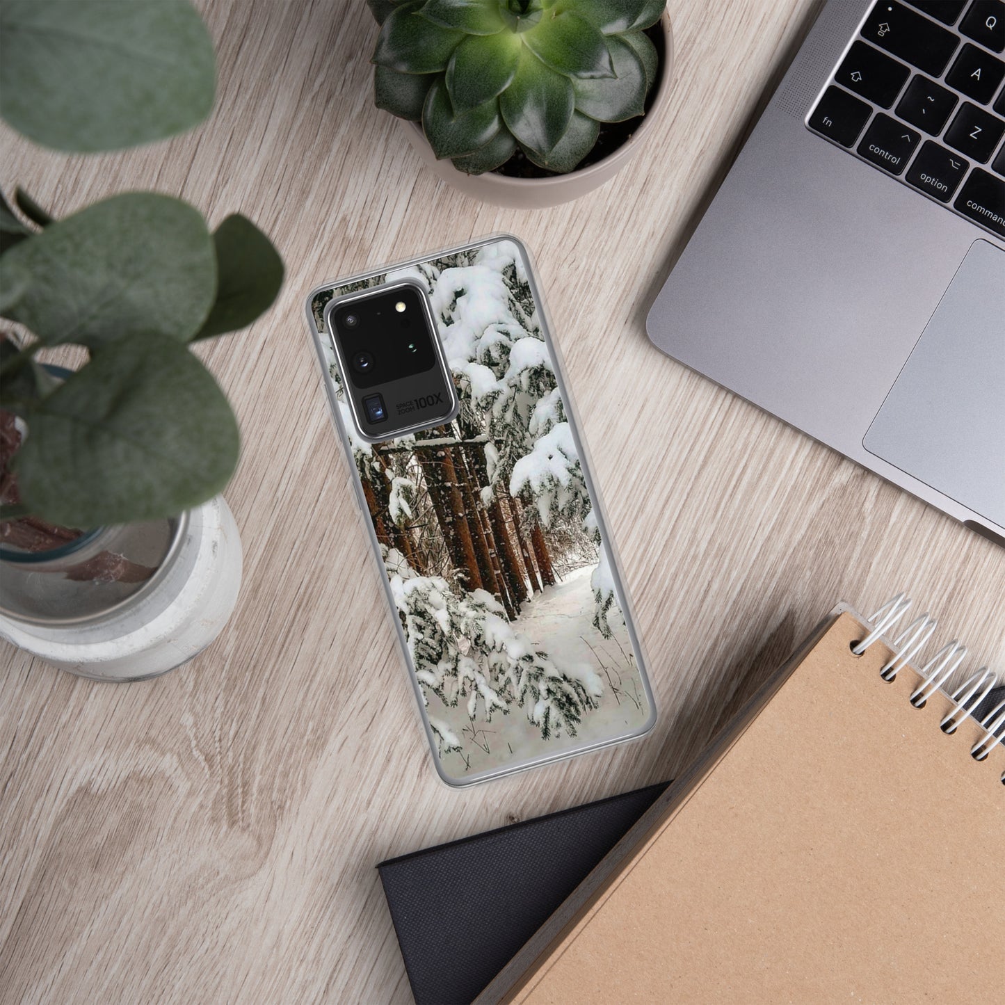 Étui transparent pour Samsung® - Snowy Woods