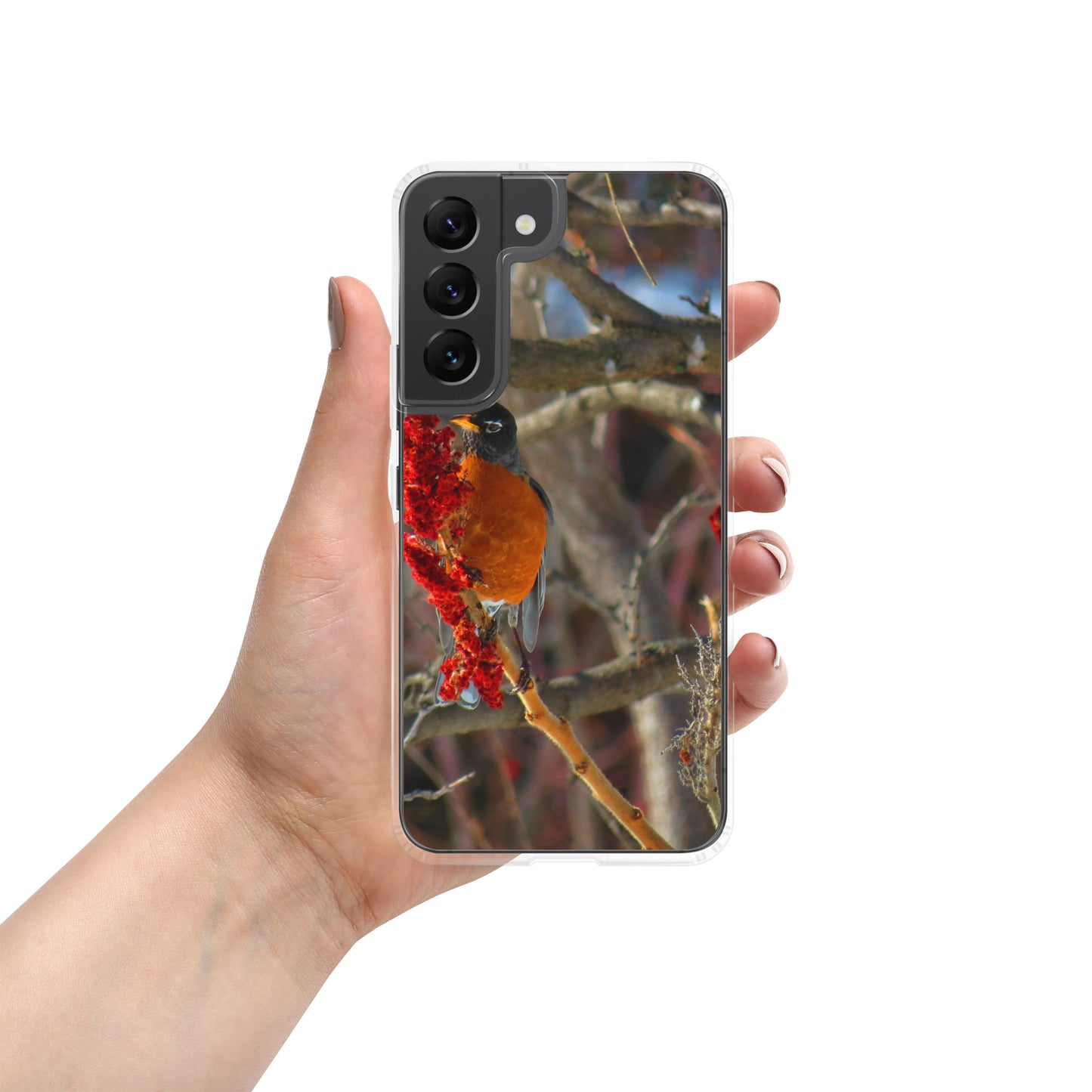 Étui transparent pour Samsung® - Snackin' Robin