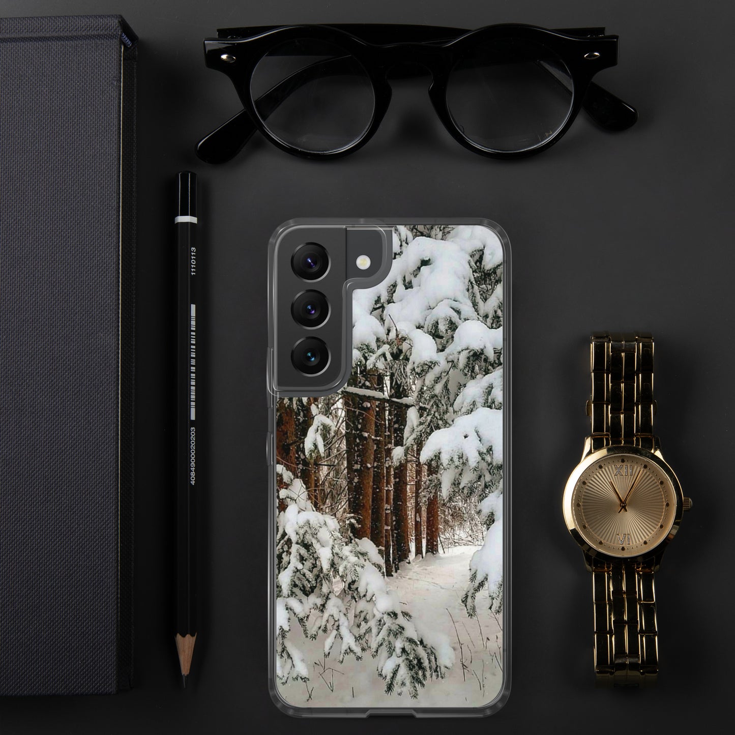 Étui transparent pour Samsung® - Snowy Woods