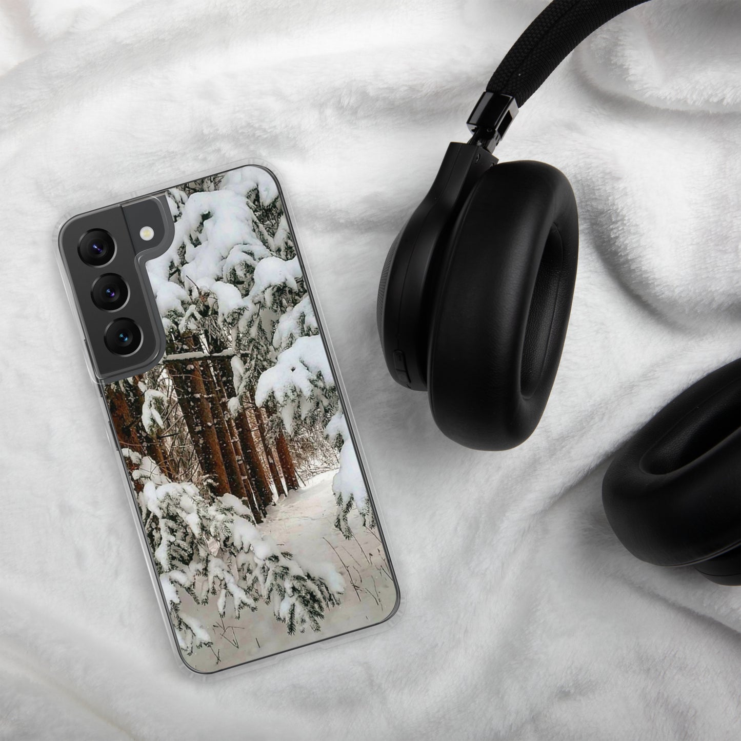 Étui transparent pour Samsung® - Snowy Woods