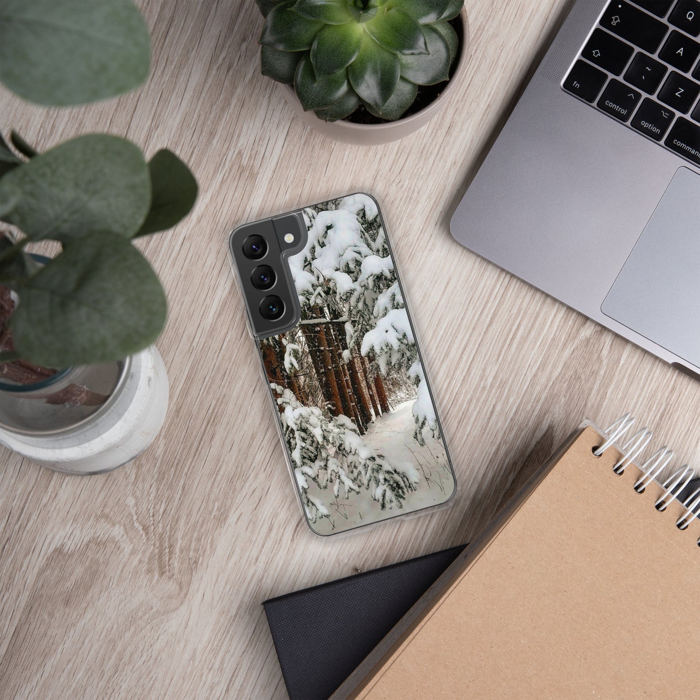 Étui transparent pour Samsung® - Snowy Woods