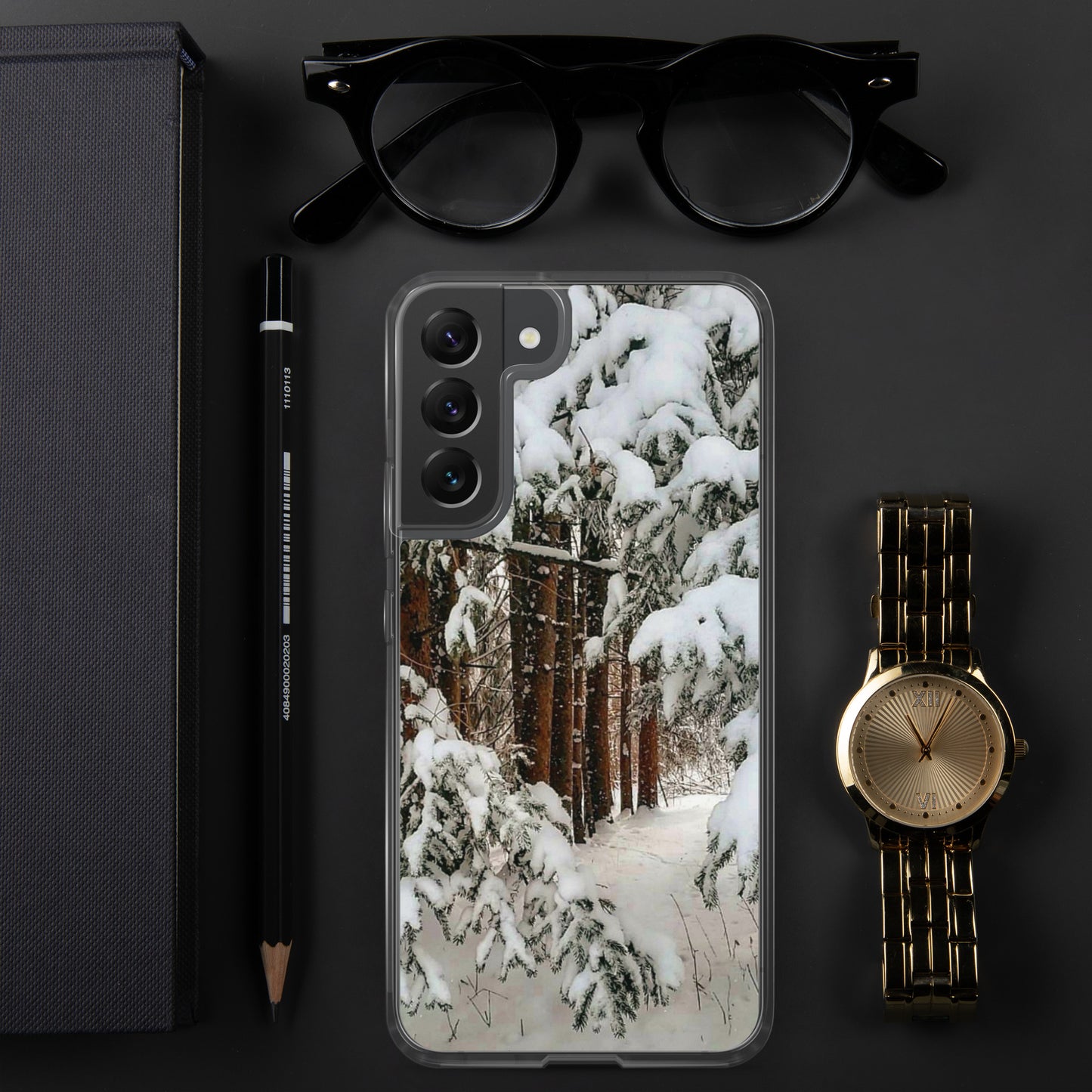 Étui transparent pour Samsung® - Snowy Woods