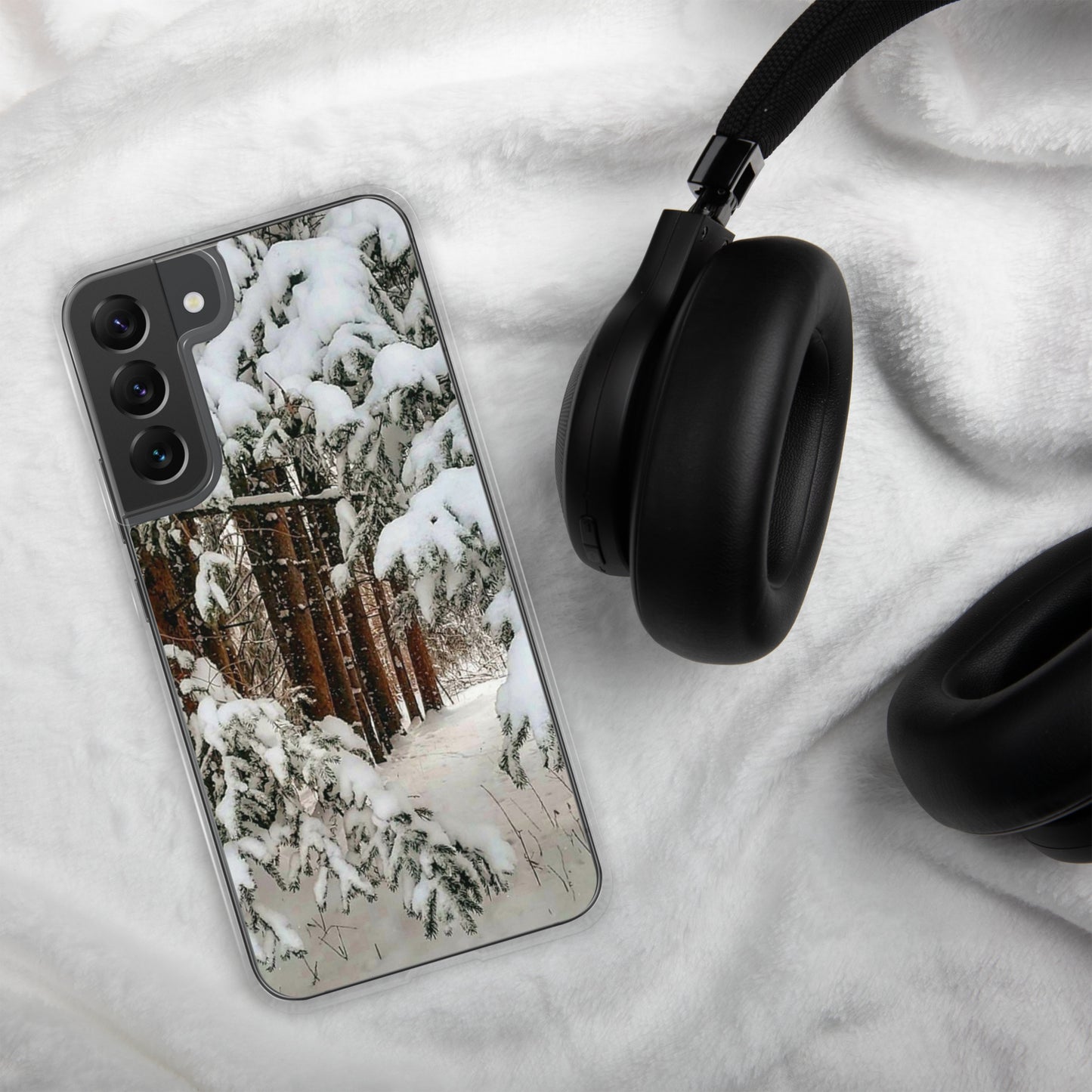 Étui transparent pour Samsung® - Snowy Woods