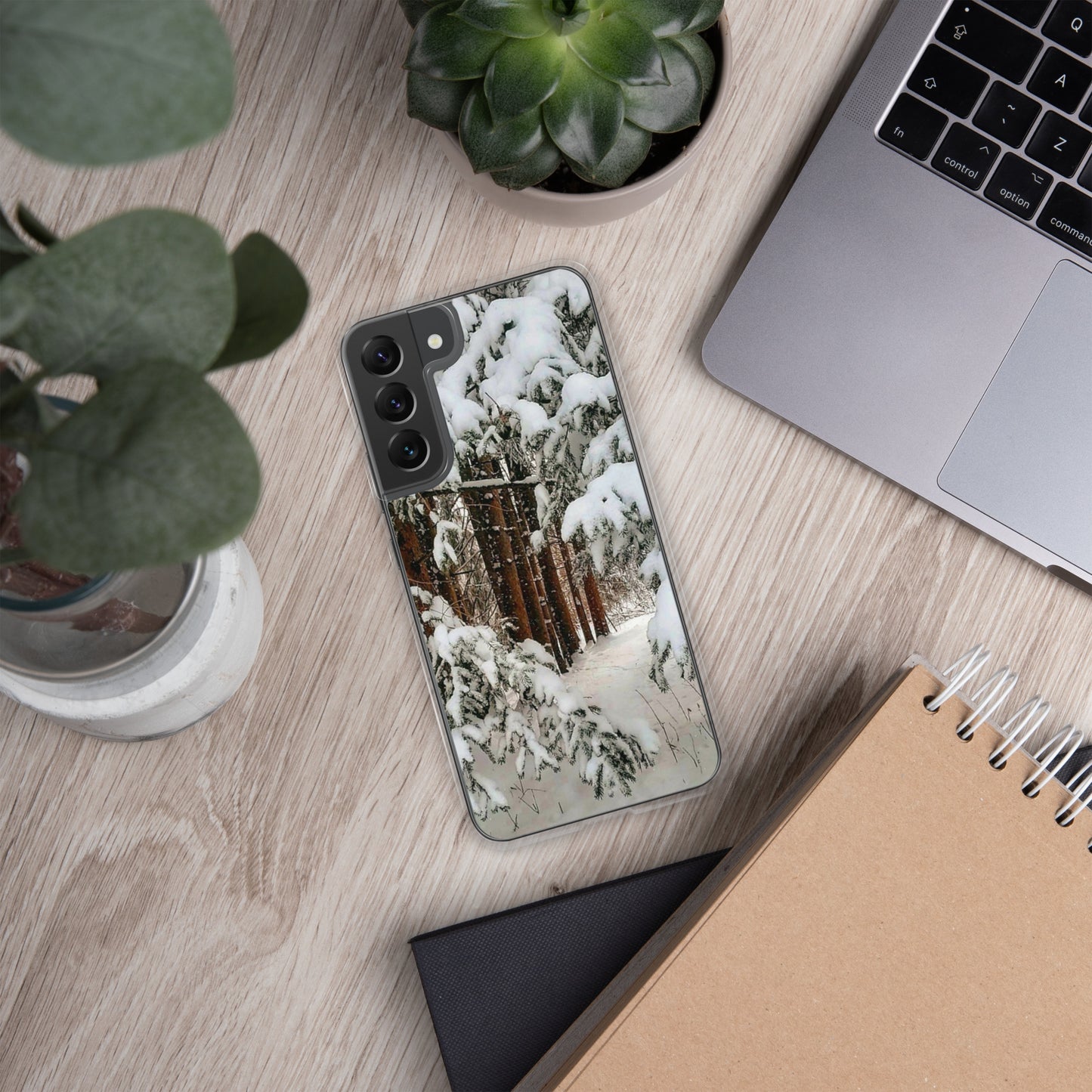 Étui transparent pour Samsung® - Snowy Woods