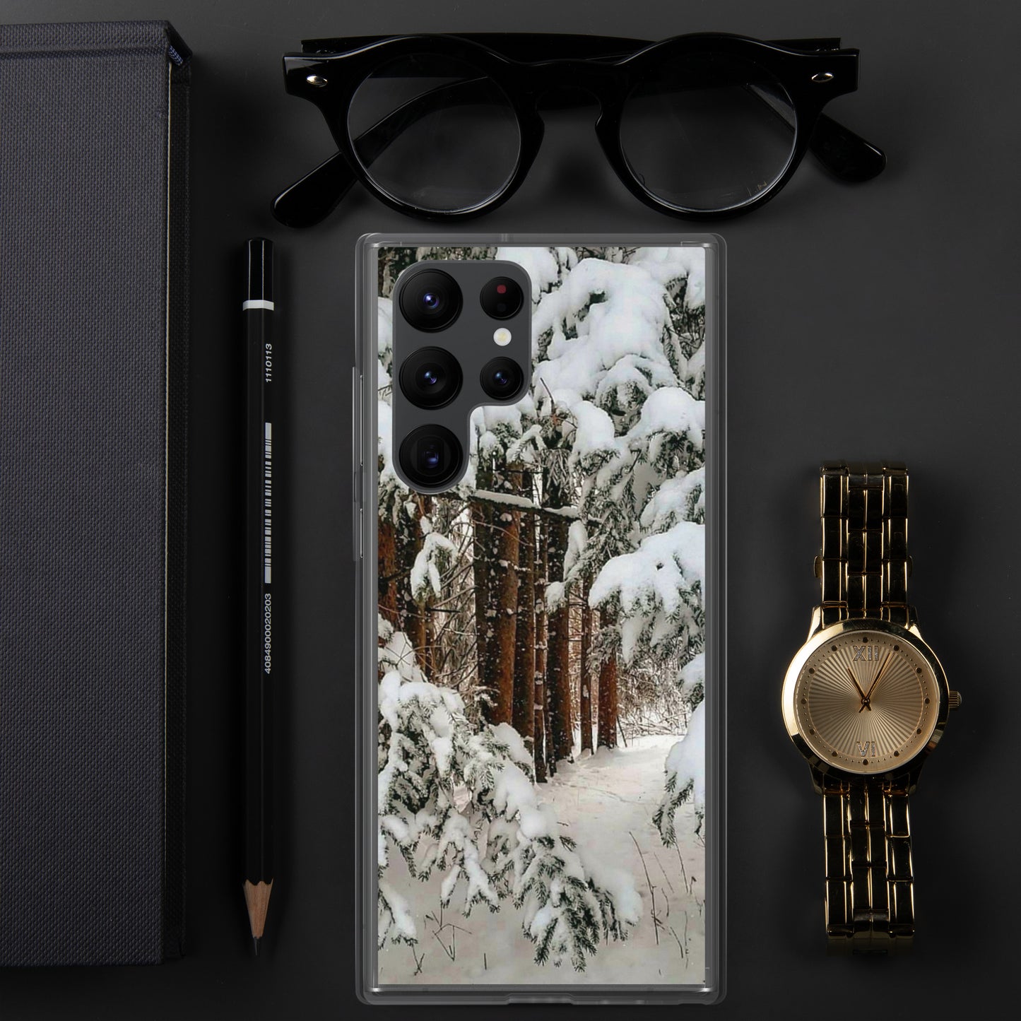 Étui transparent pour Samsung® - Snowy Woods