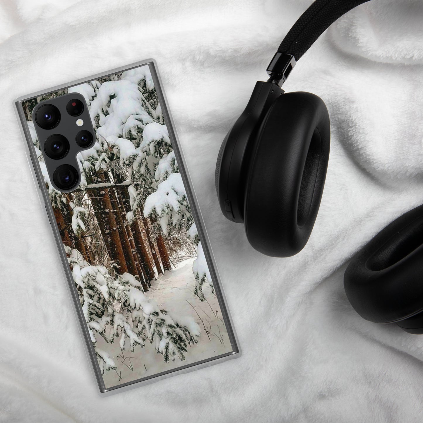 Étui transparent pour Samsung® - Snowy Woods