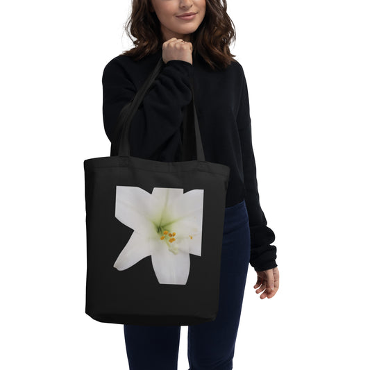 Eco Tote Bag - White Lily (w/out background)