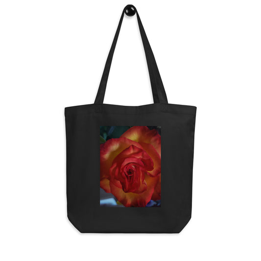 Eco Tote Bag - Vermilion Rose