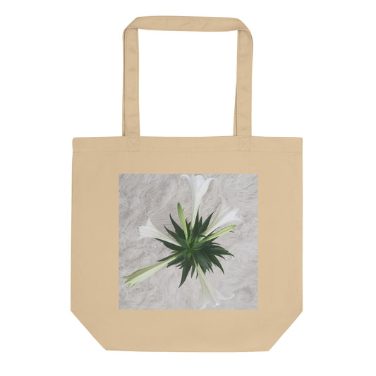Eco Tote Bag - White Lilies