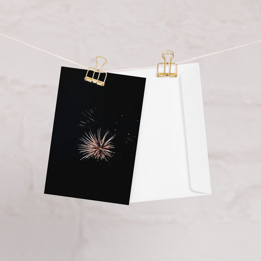 Carte de voeux - Feux d'artifice 2