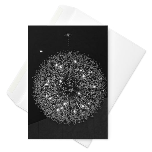 Carte de voeux - Shine (n/b)