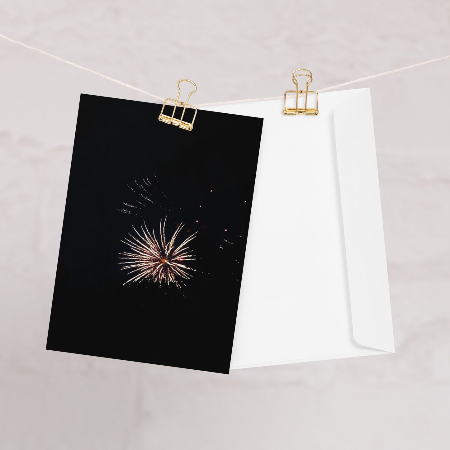 Carte de voeux - Feux d'artifice 2