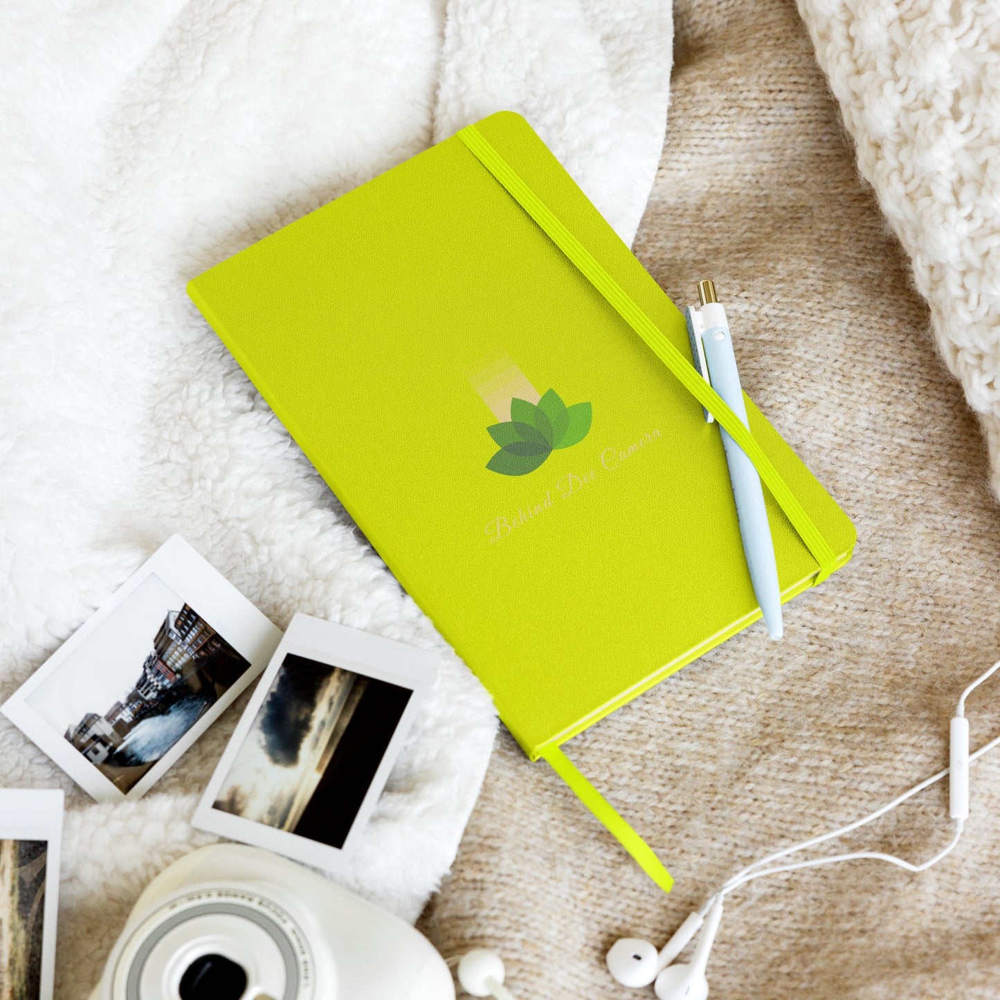 Hardcover bound notebook - Behind Dee Camera® logo