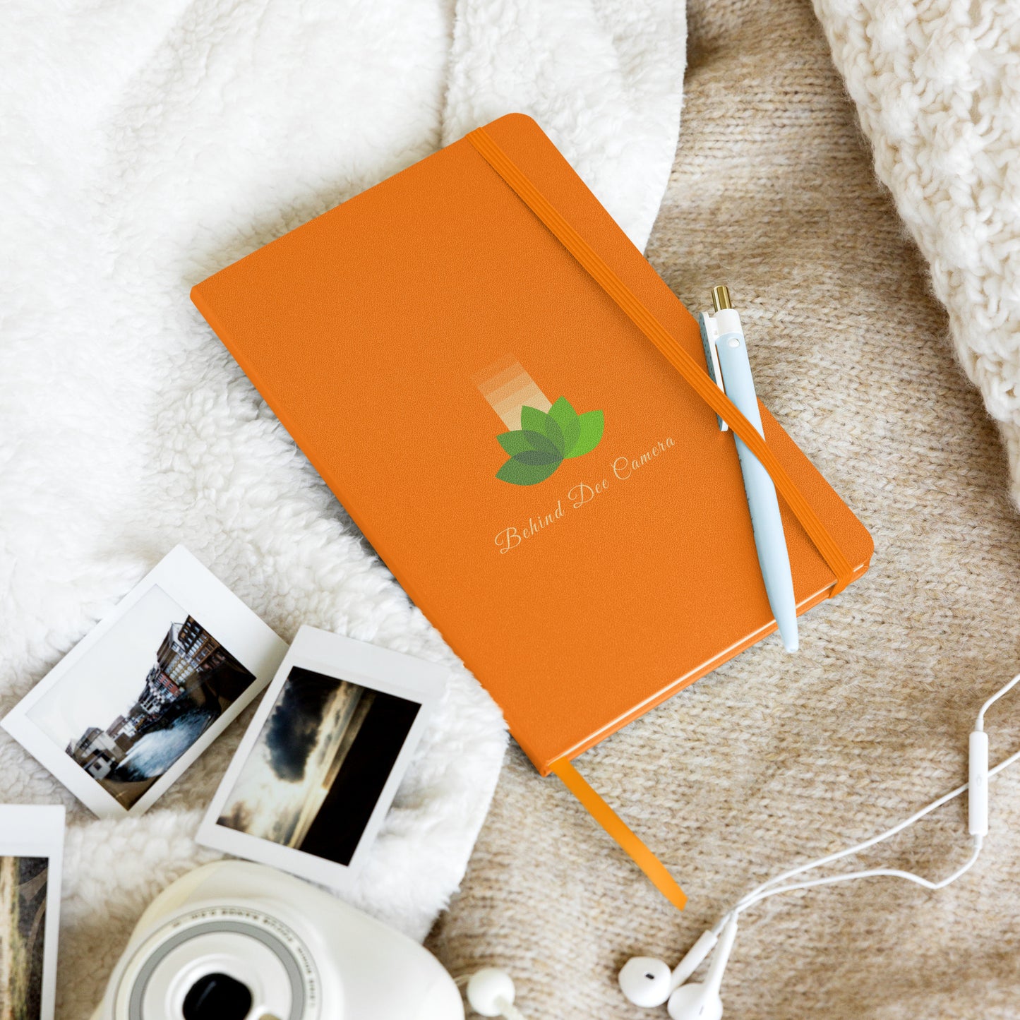 Hardcover bound notebook - Behind Dee Camera® logo