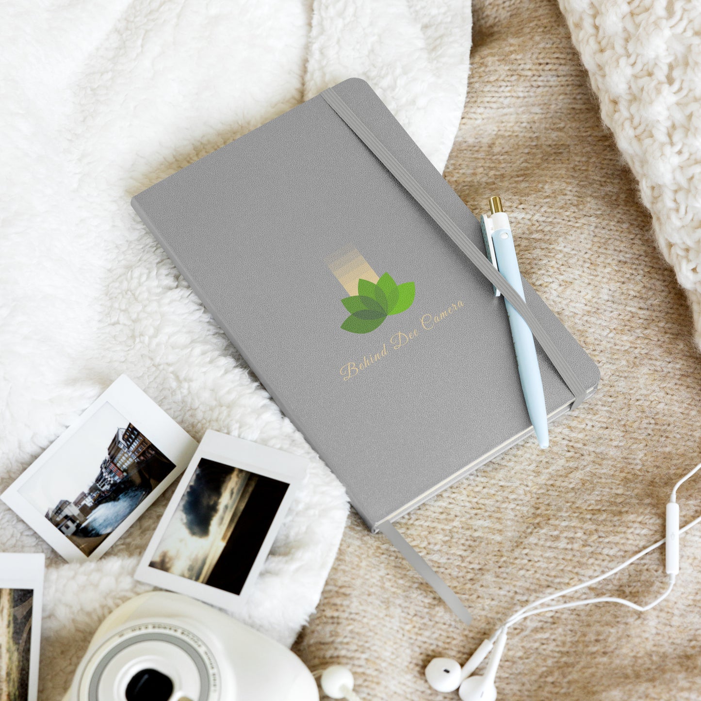 Hardcover bound notebook - Behind Dee Camera® logo