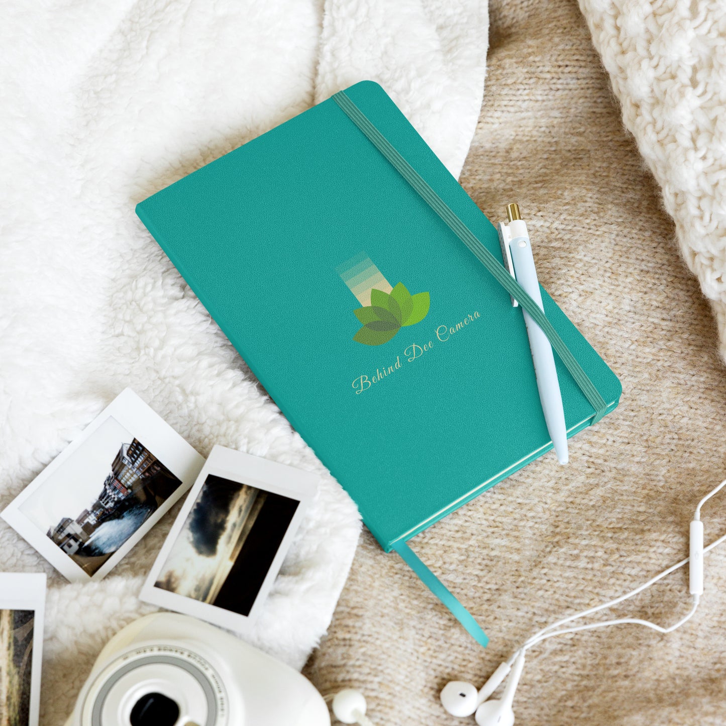 Hardcover bound notebook - Behind Dee Camera® logo