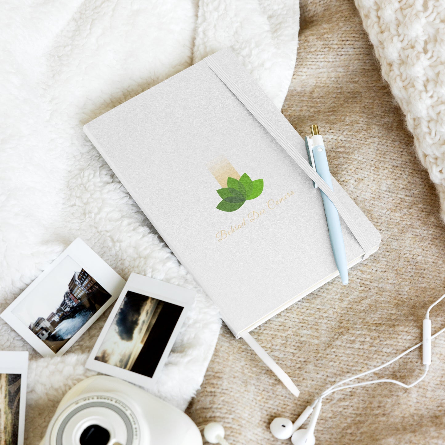 Hardcover bound notebook - Behind Dee Camera® logo