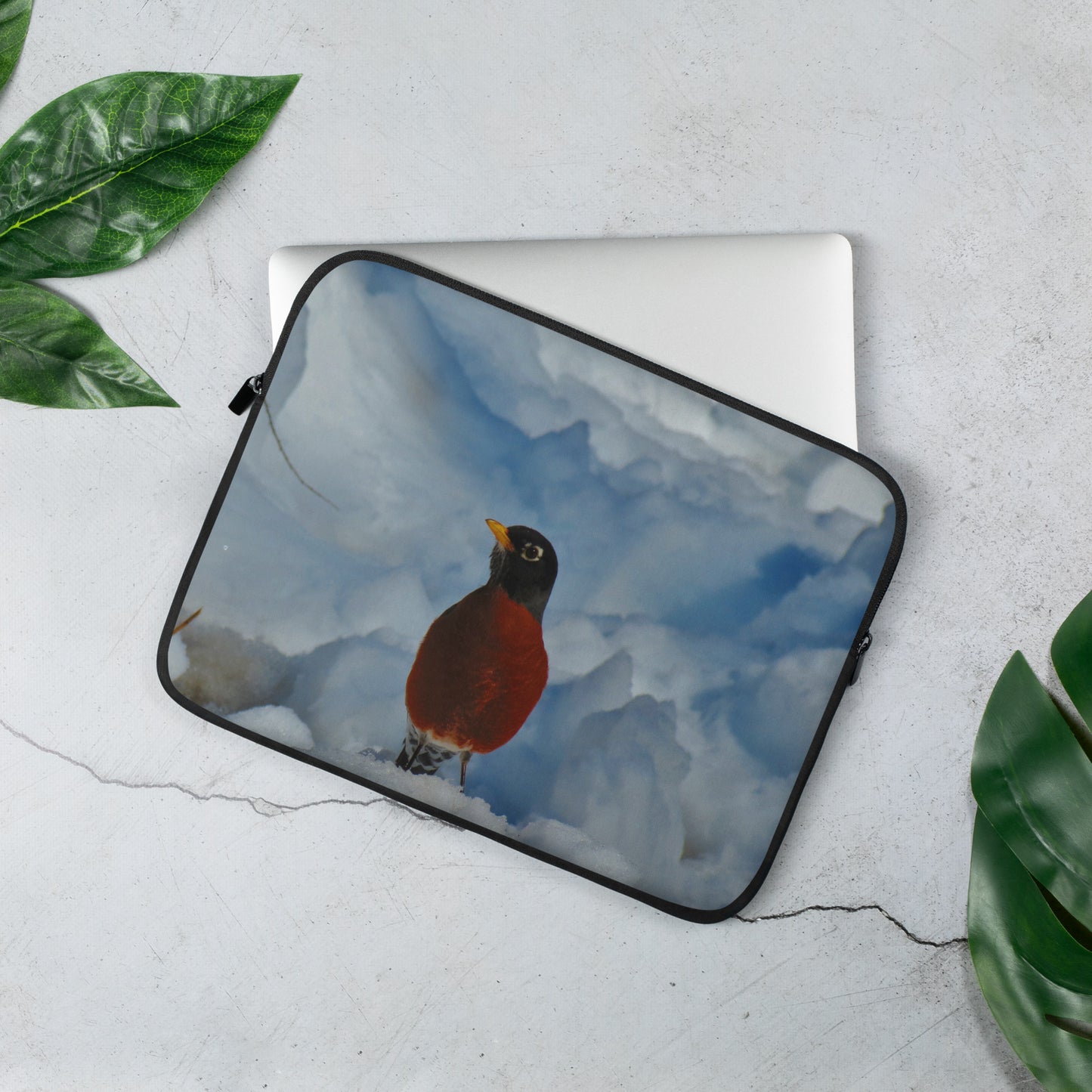 Housse pour ordinateur portable - Winter Robin