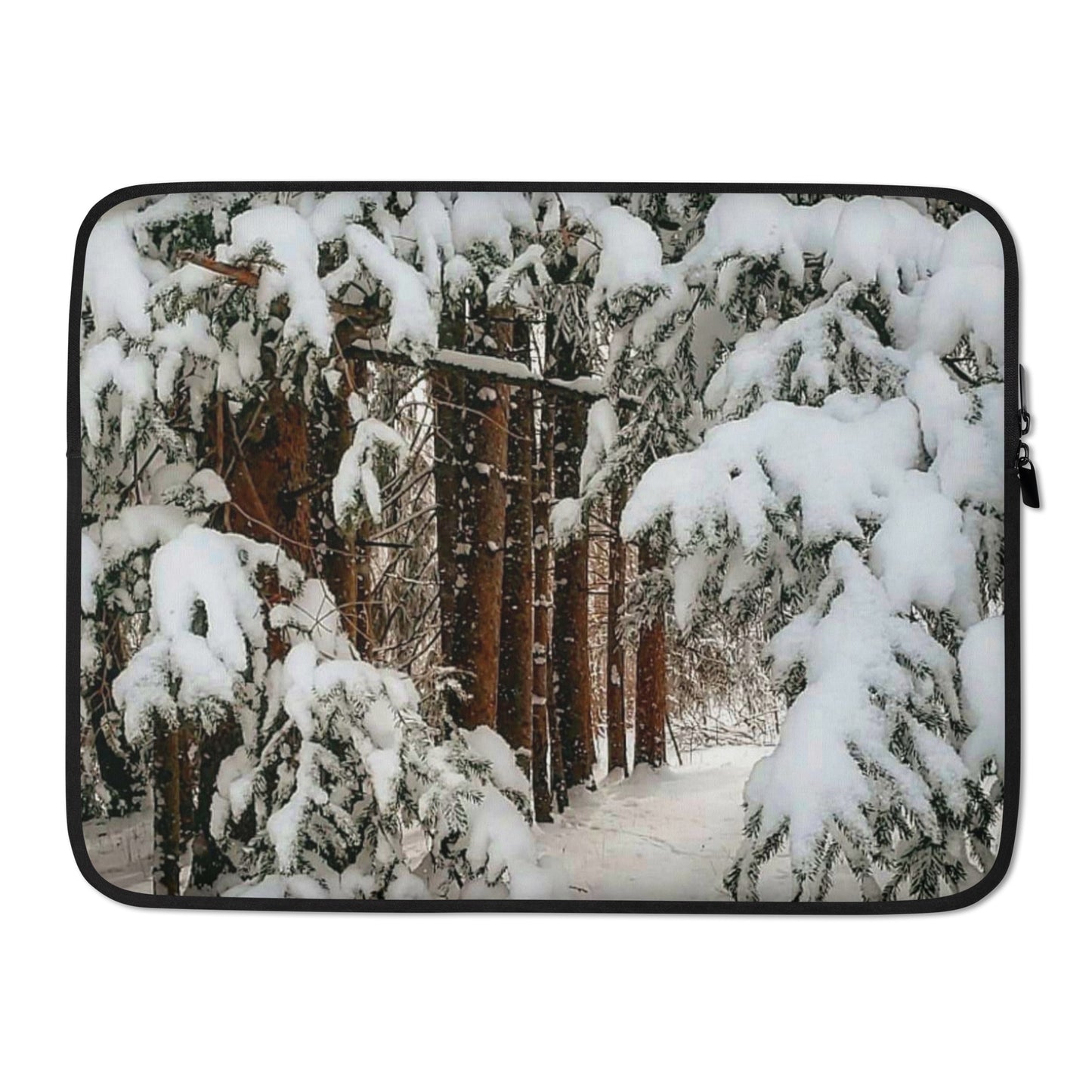 Pochette pour ordinateur portable - Snowy Woods