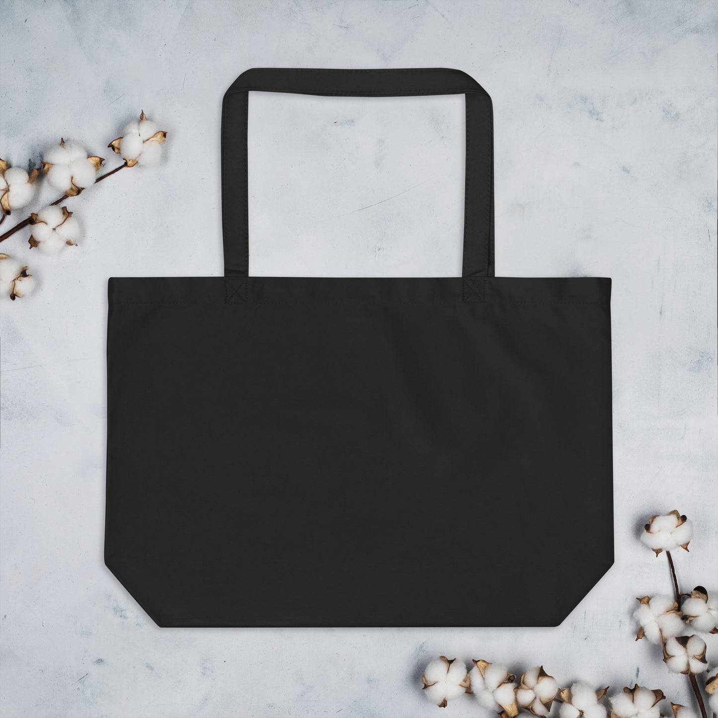 Large organic tote bag- Red Cardinal